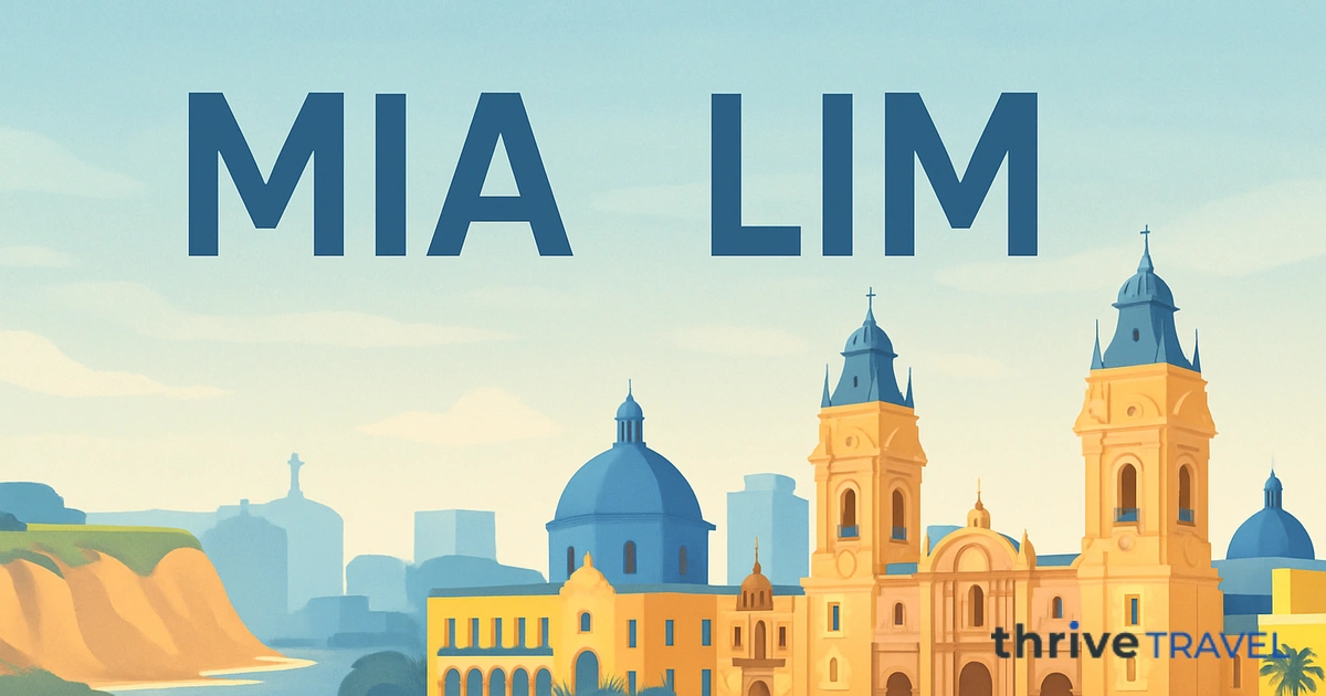 Miami to Lima