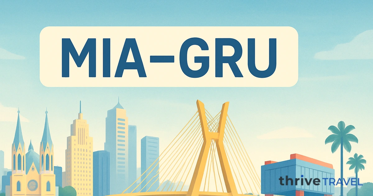 Miami to São Paulo