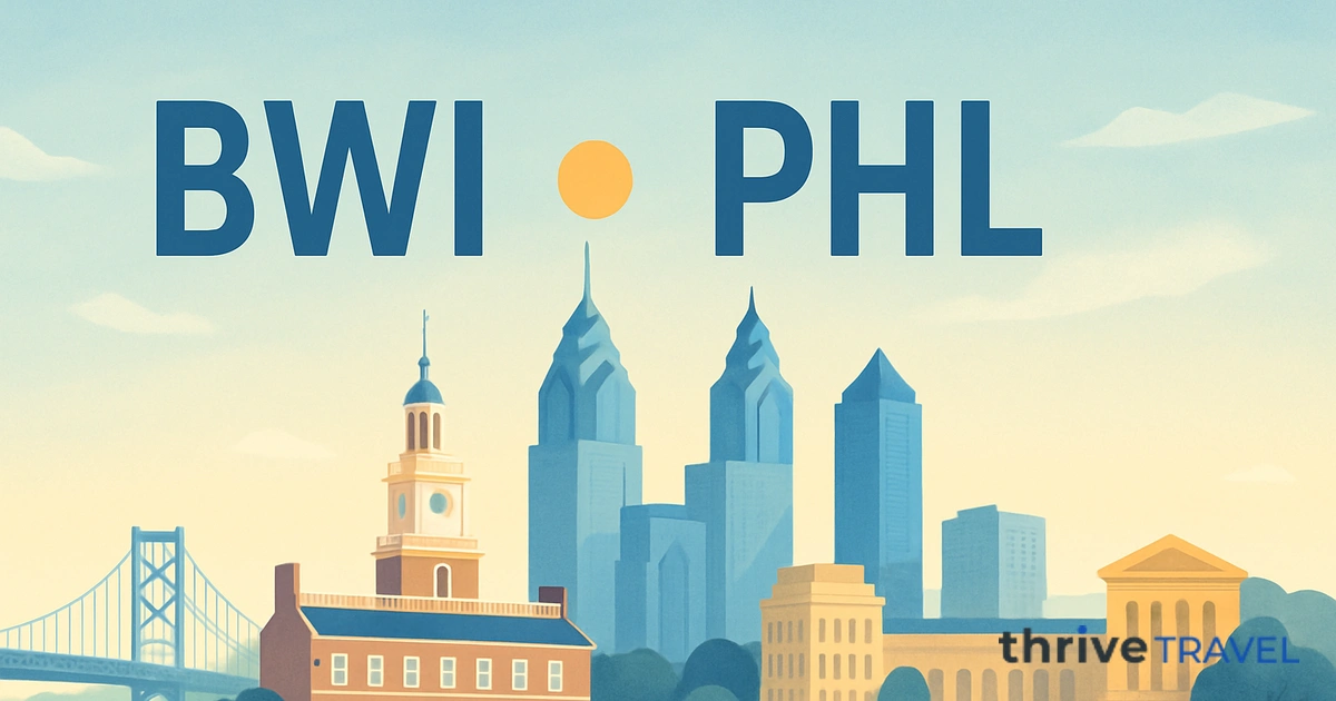 Baltimore to Philadelphia