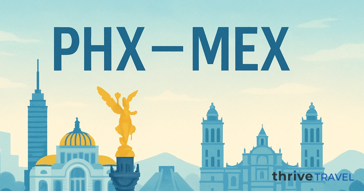 Phoenix to Mexico City