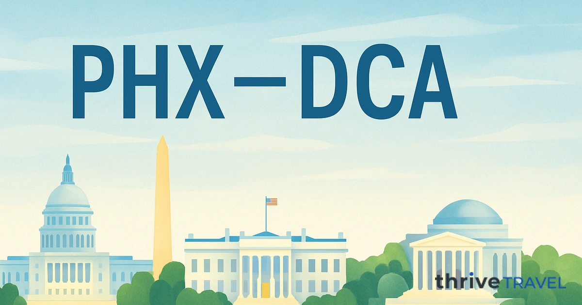 Phoenix to Washington