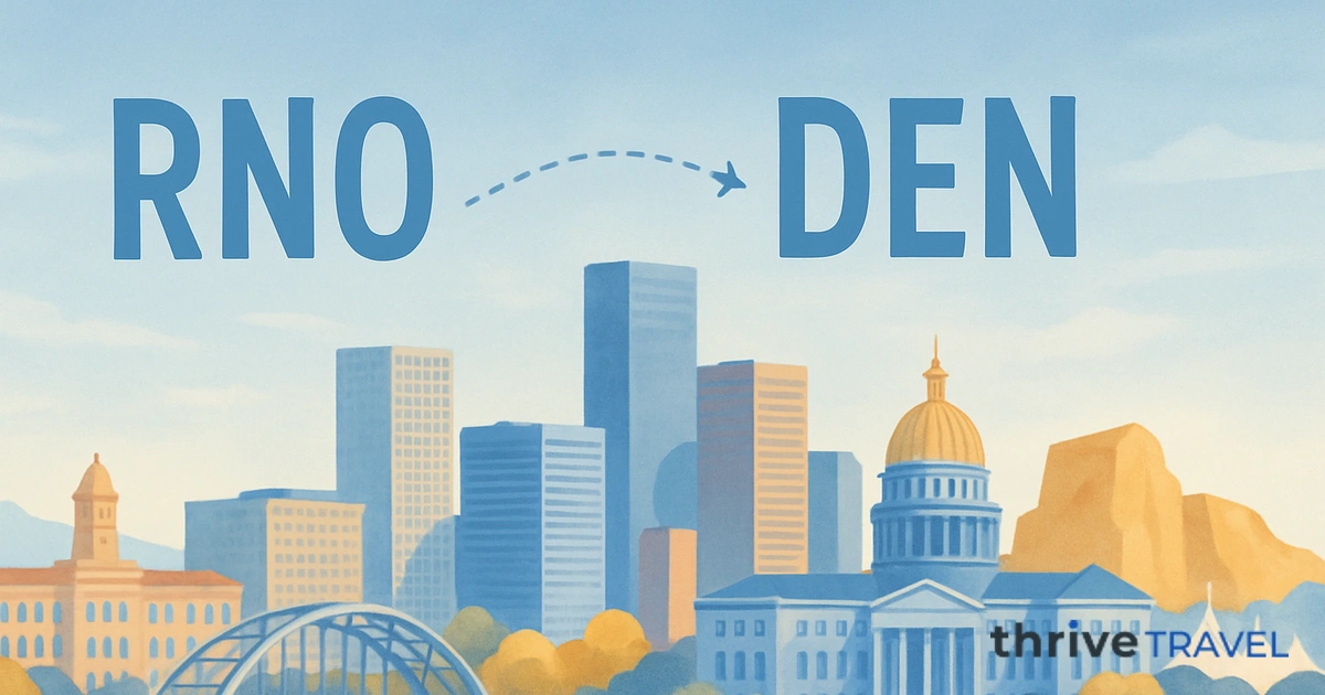 Reno to Denver