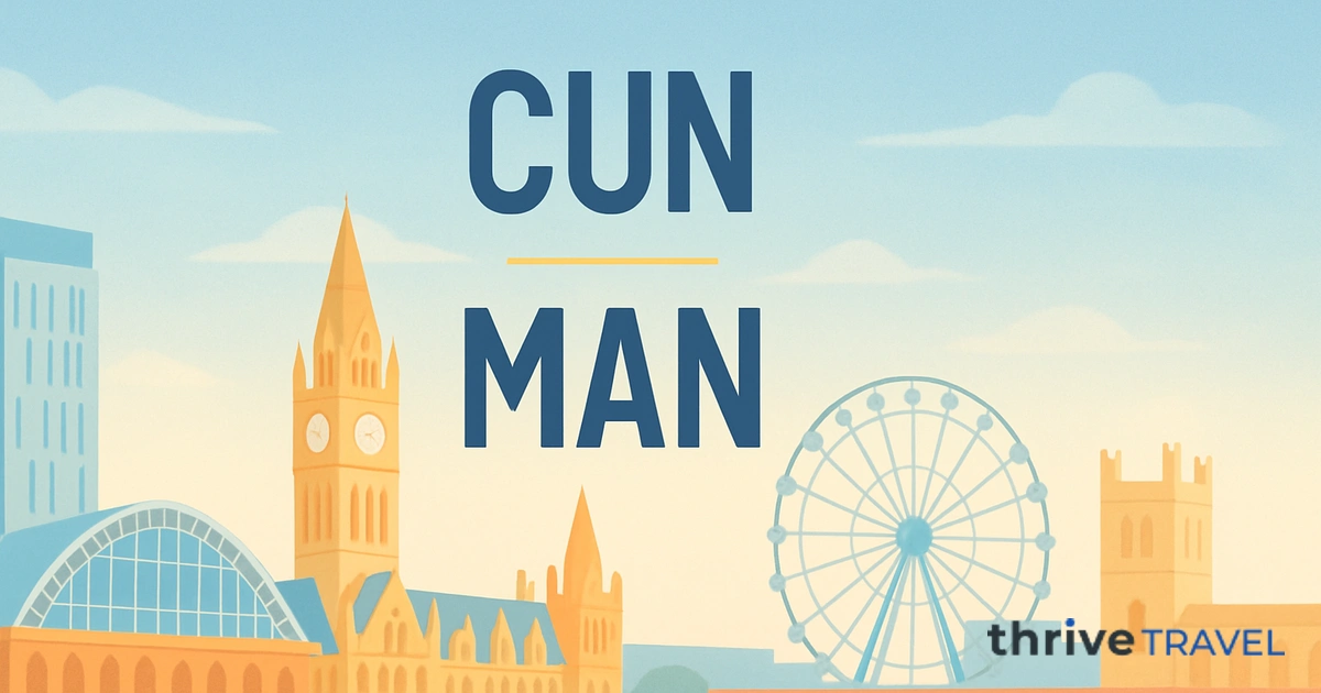 Cancun to Manchester