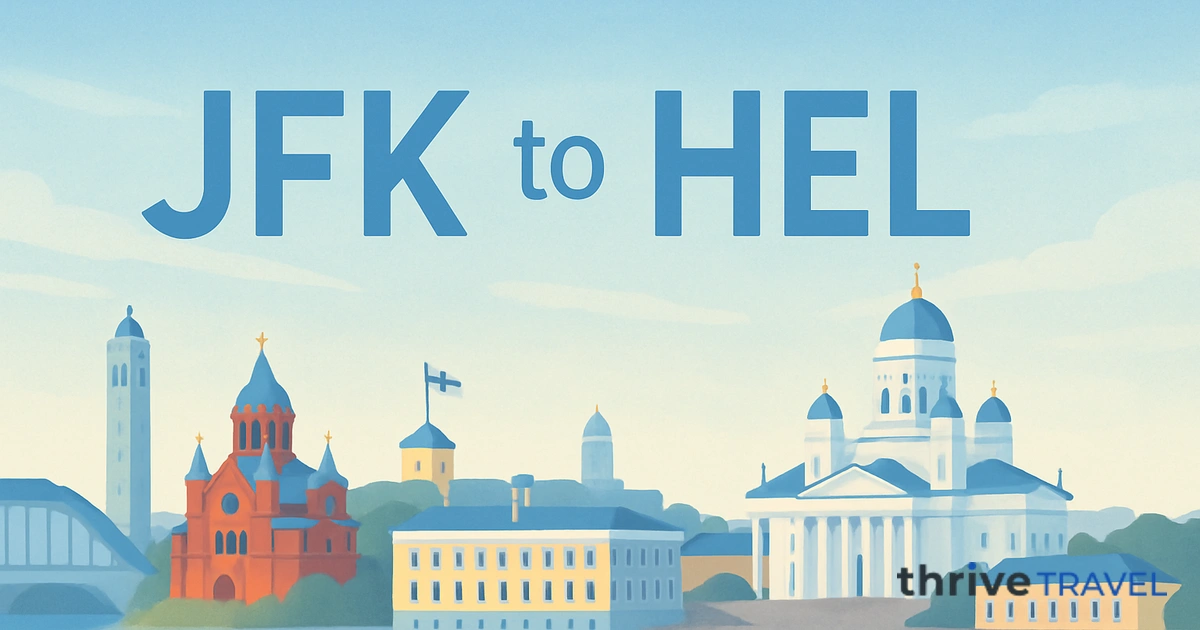 New York to Helsinki