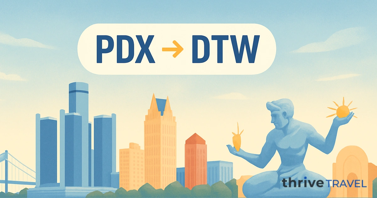 Portland to Detroit
