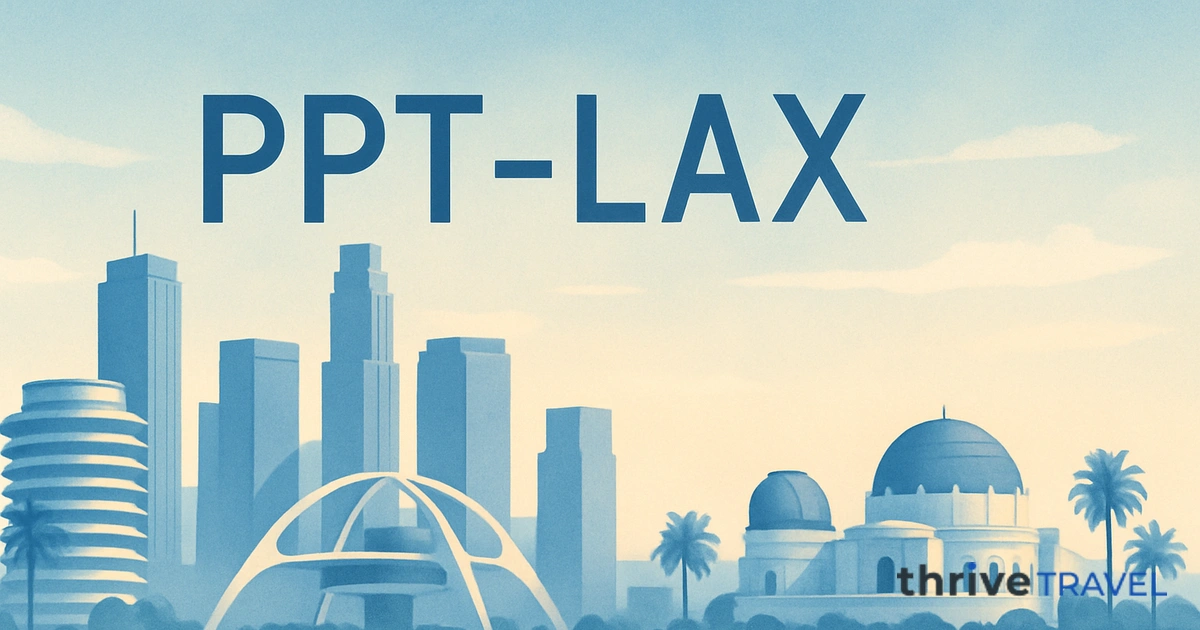 Papeete to Los Angeles