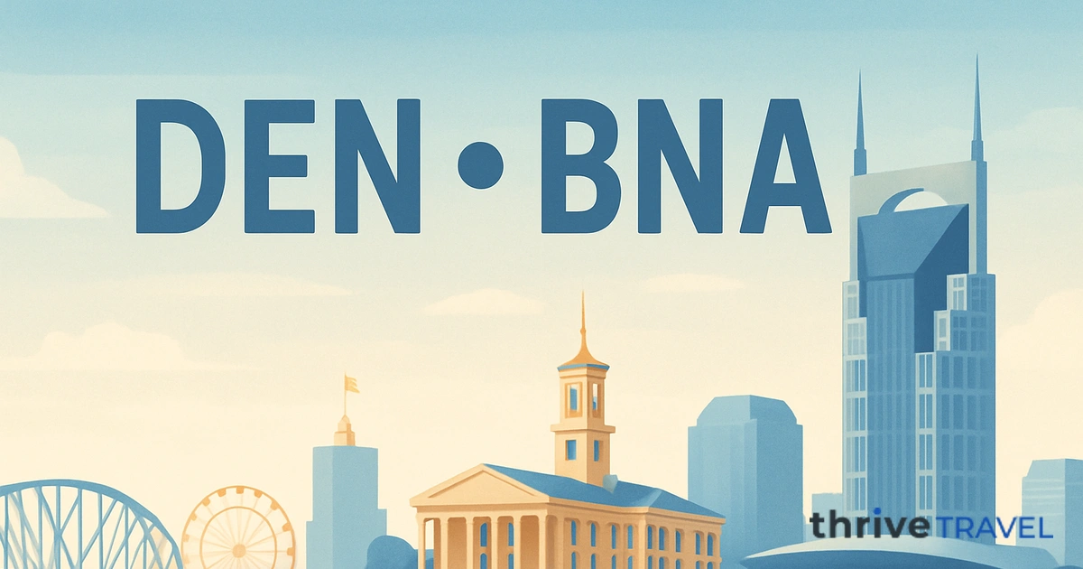 Denver to Nashville