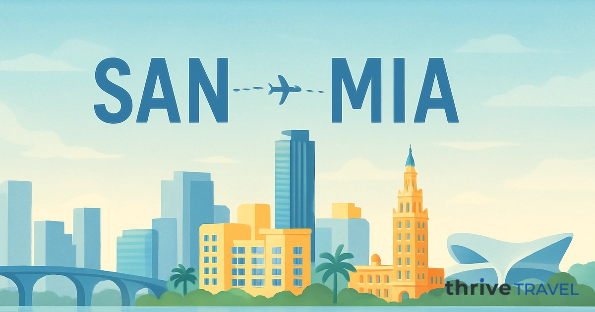 San Diego to Miami