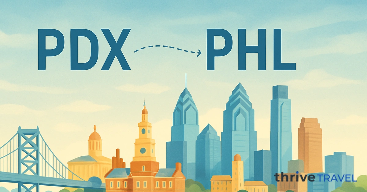 Portland to Philadelphia