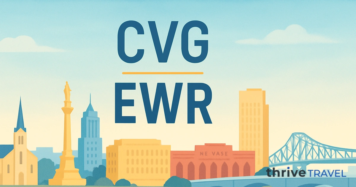 Cincinnati to Newark