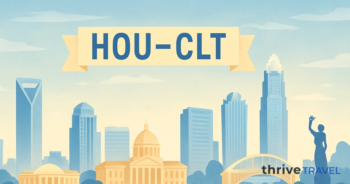 Houston to Charlotte