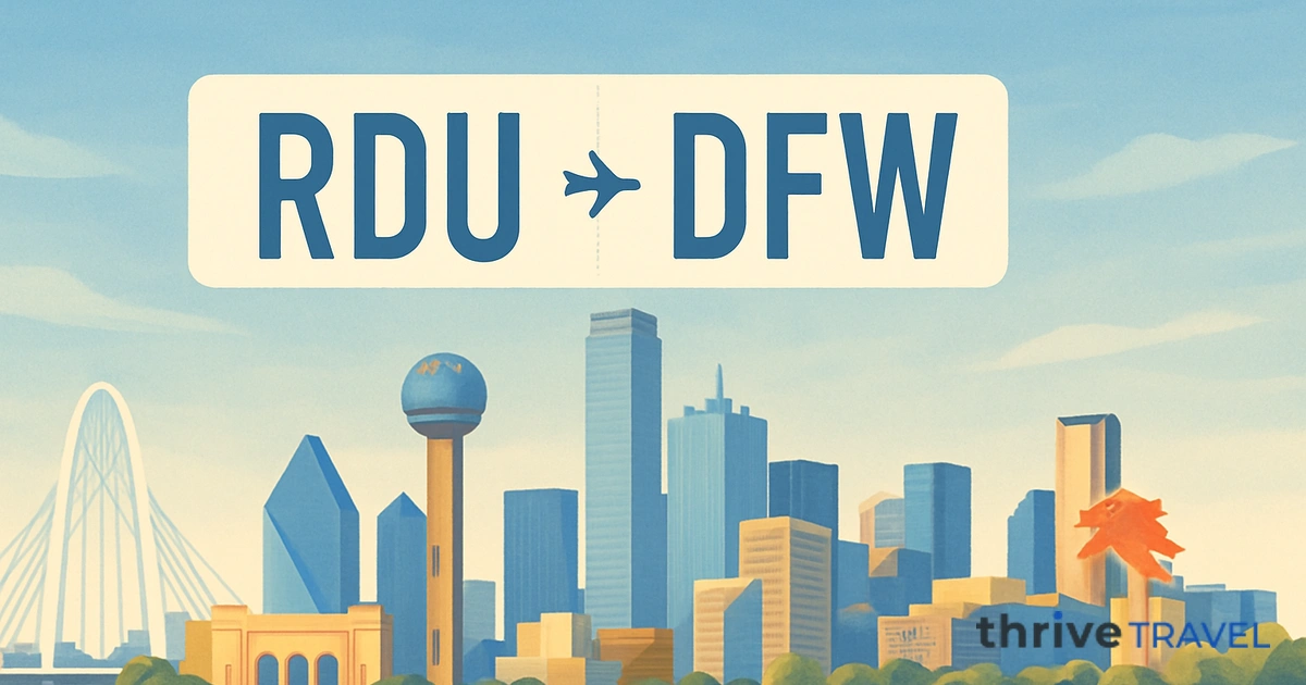 Raleigh to Dallas