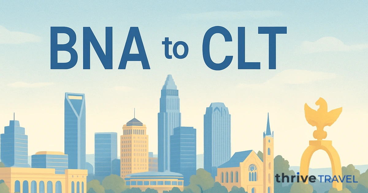 Nashville to Charlotte