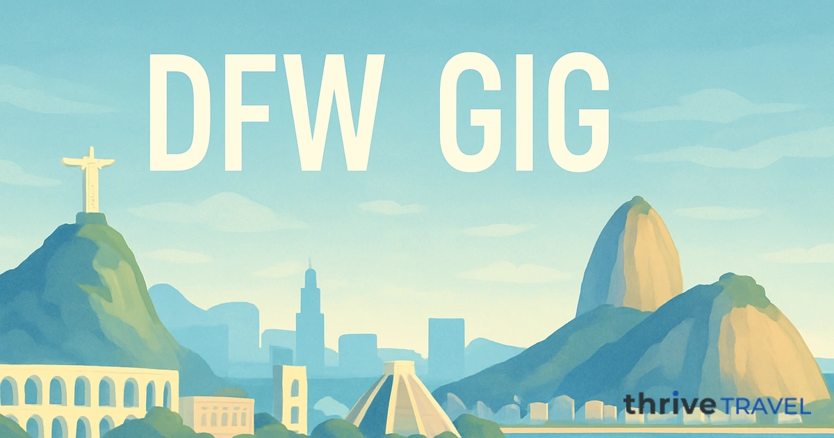Dallas to Rio de Janeiro