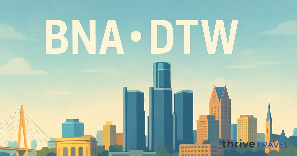 Nashville to Detroit