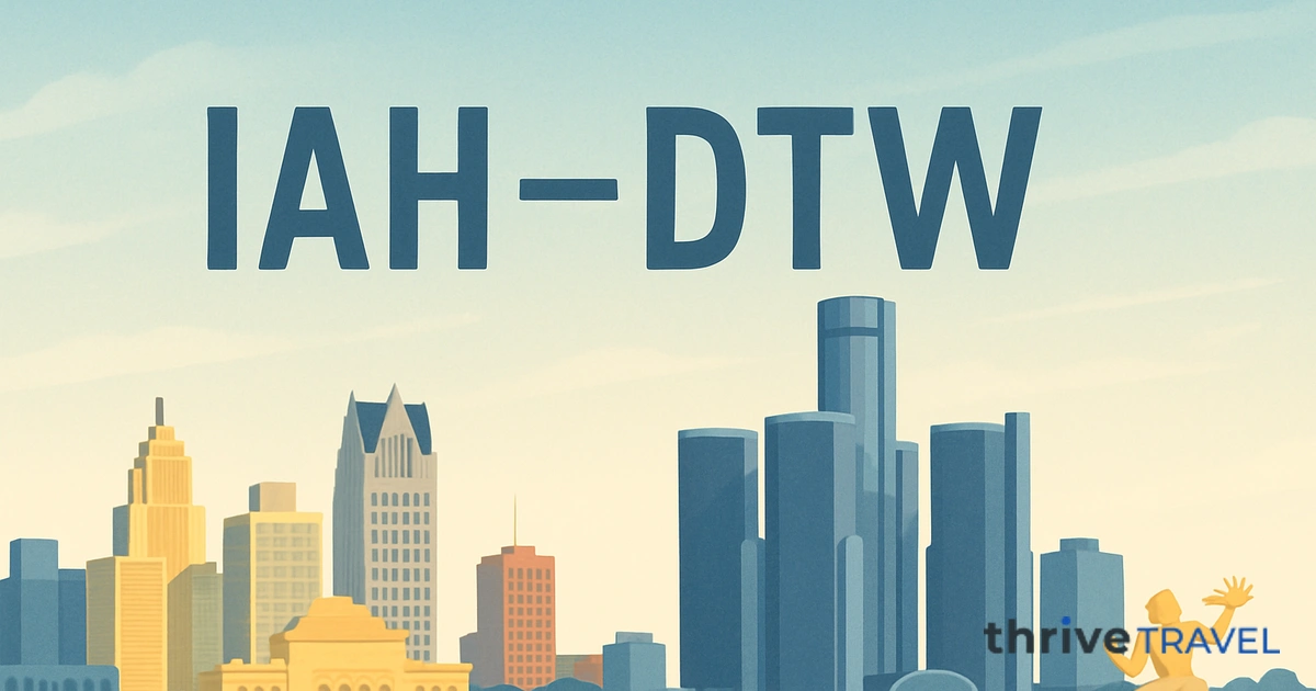 Houston to Detroit