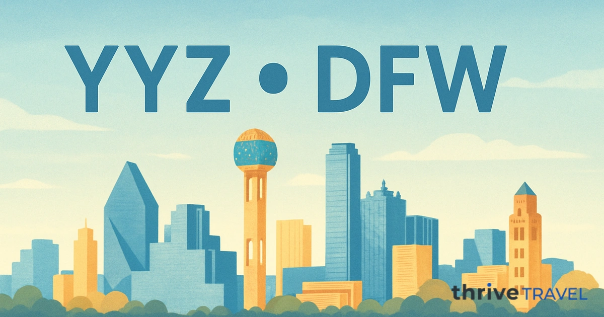 Toronto to Dallas