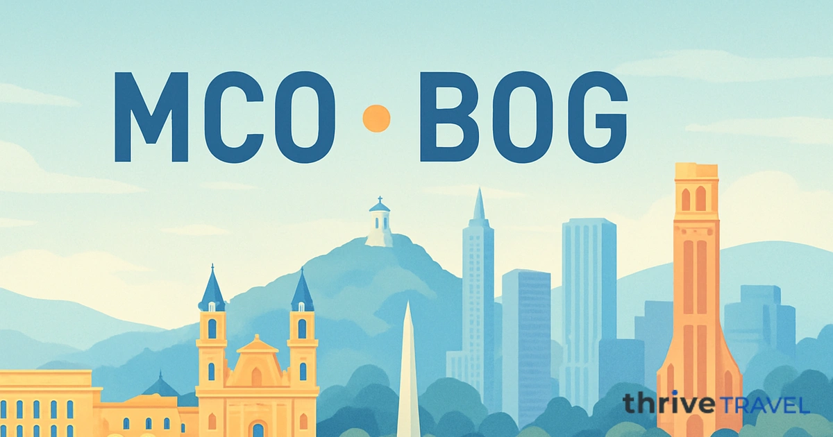 Orlando to Bogotá