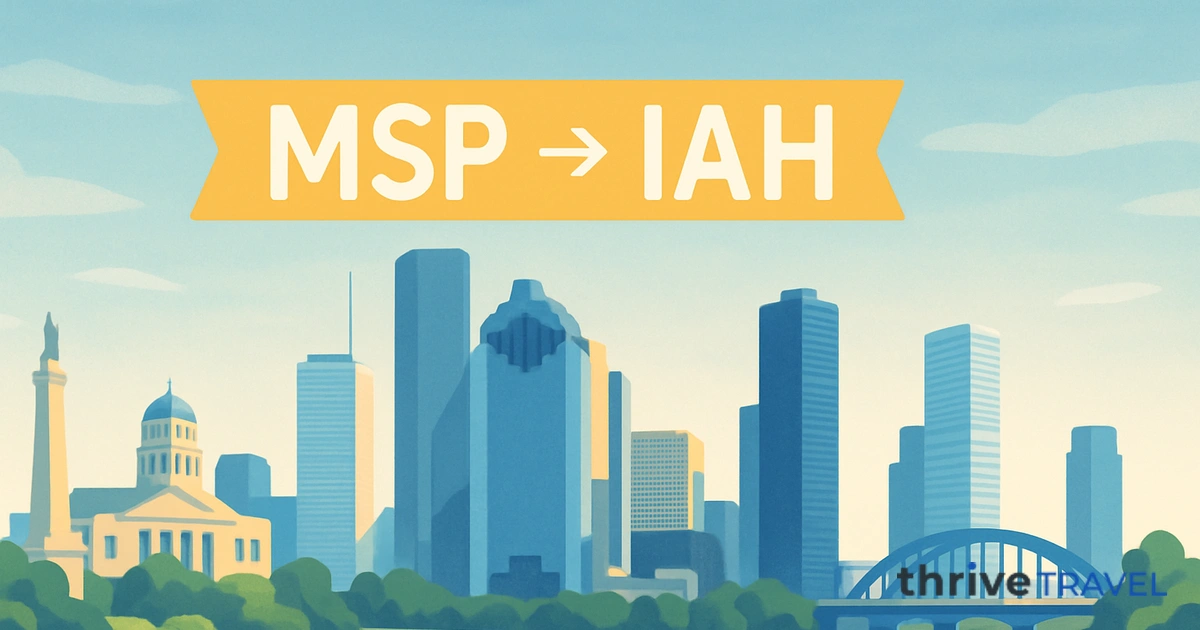 Minneapolis to Houston