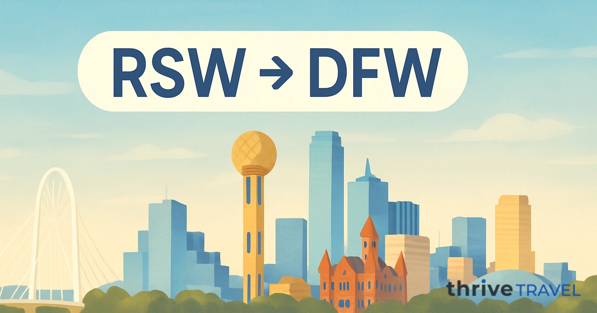 Fort Myers to Dallas