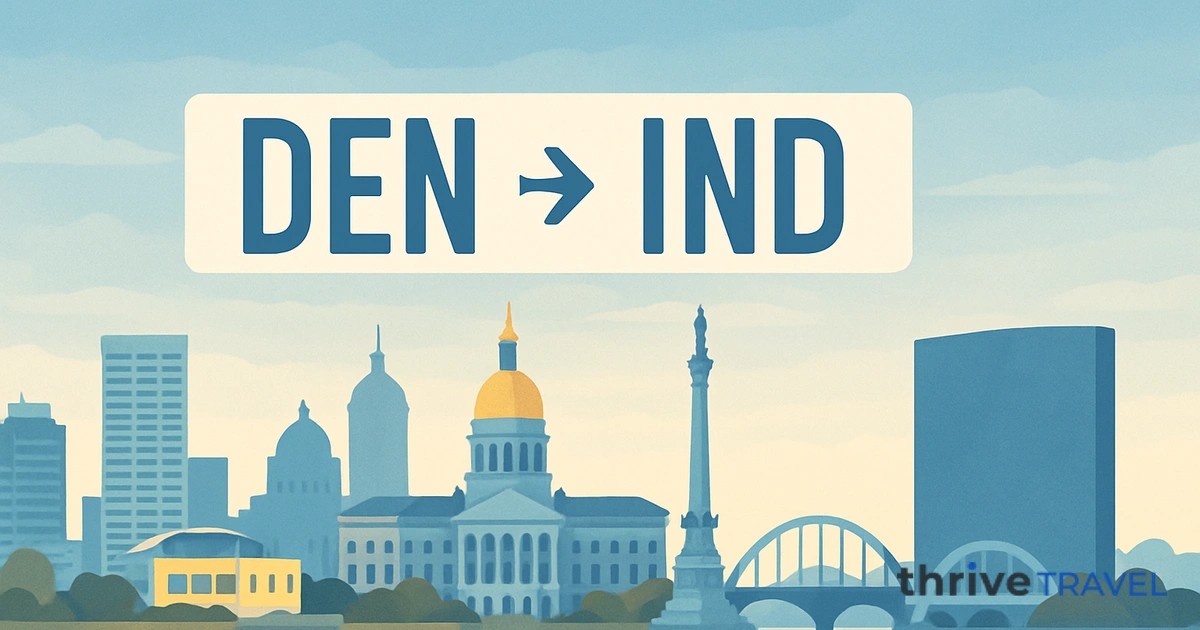 Denver to Indianapolis