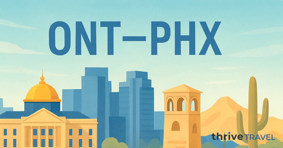 Ontario to Phoenix
