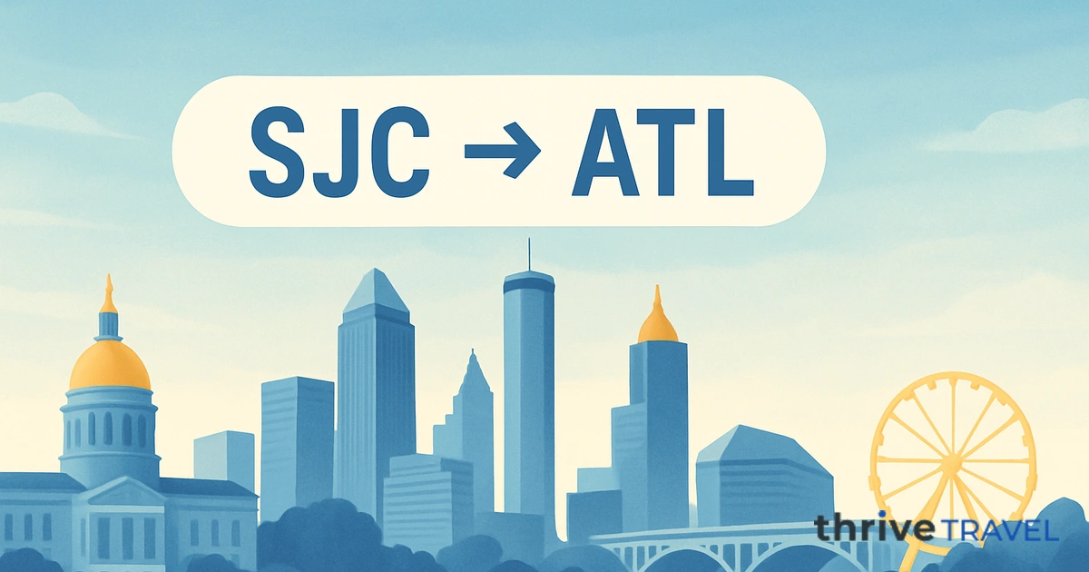 San Jose to Atlanta