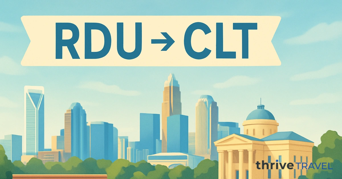 Raleigh to Charlotte