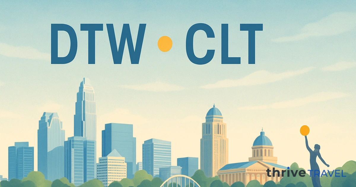 Detroit to Charlotte