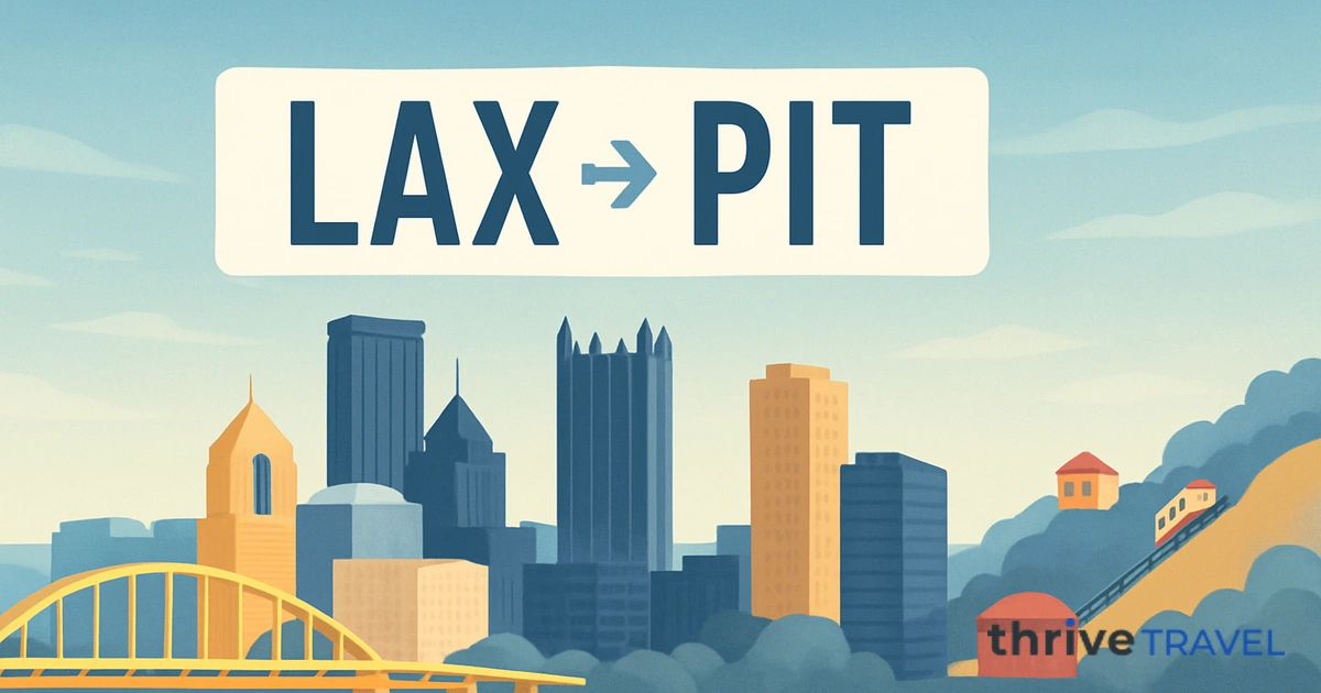 Los Angeles to Pittsburgh