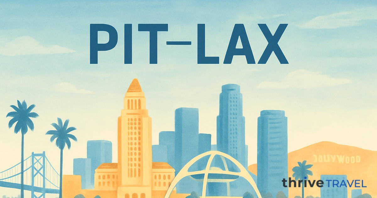 Pittsburgh to Los Angeles