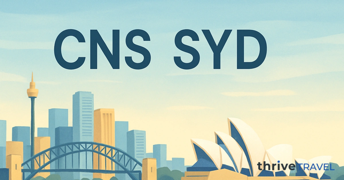 Cairns to Sydney