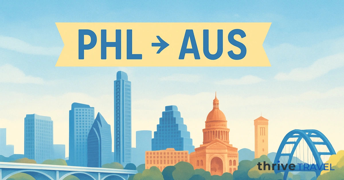 Philadelphia to Austin