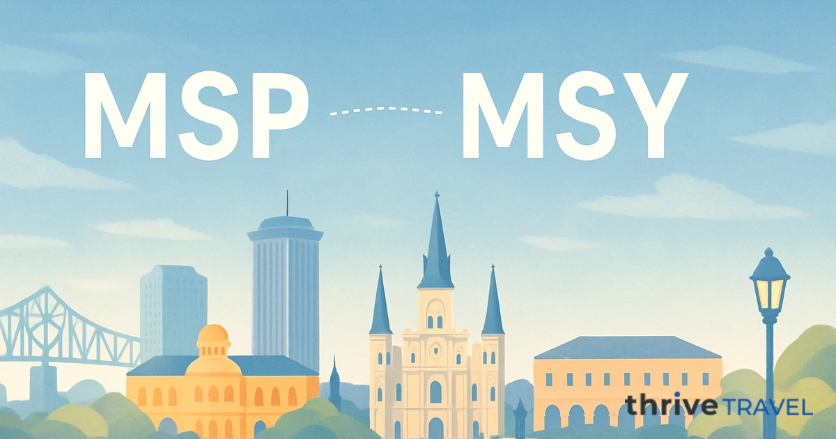 Minneapolis to New Orleans