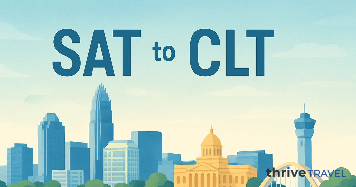 San Antonio to Charlotte