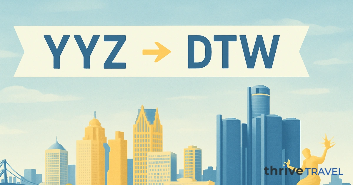 Toronto to Detroit