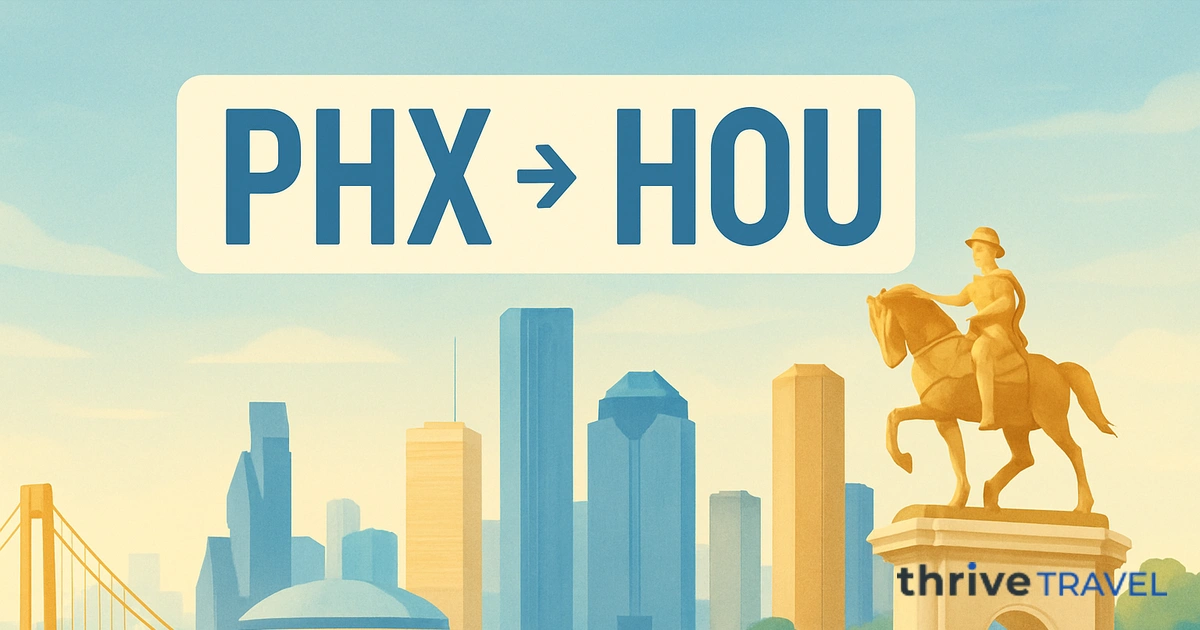 Phoenix to Houston