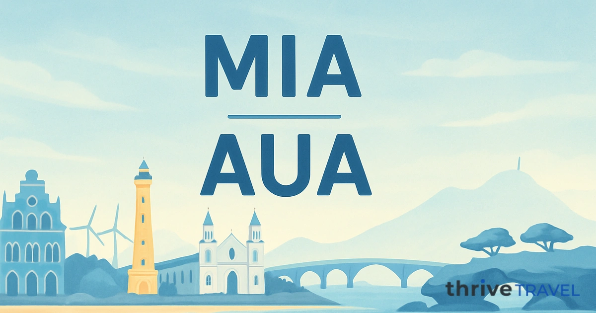 Miami to Aruba