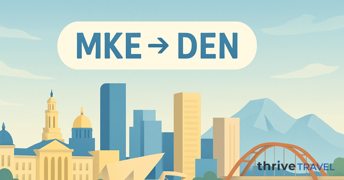 Milwaukee to Denver