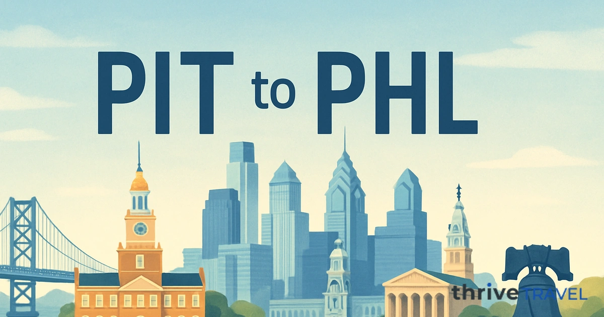 Pittsburgh to Philadelphia
