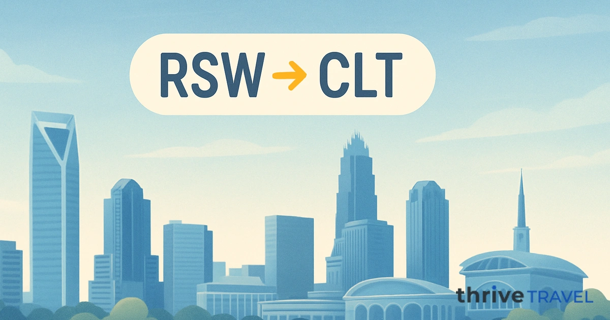 Fort Myers to Charlotte