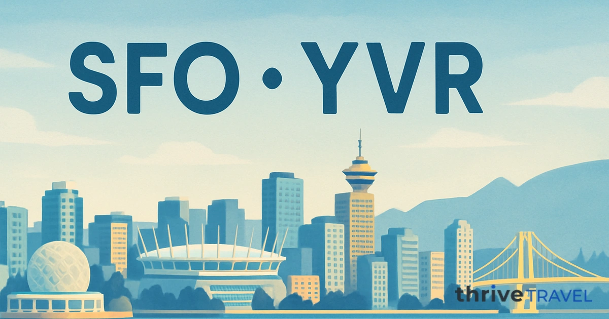 San Francisco to Vancouver