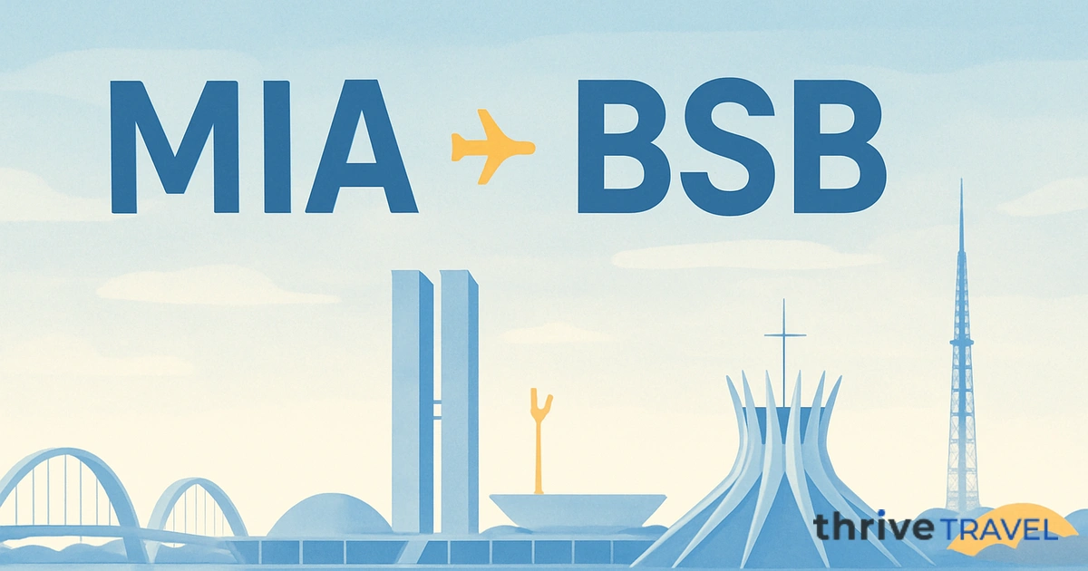 Miami to Brasilia