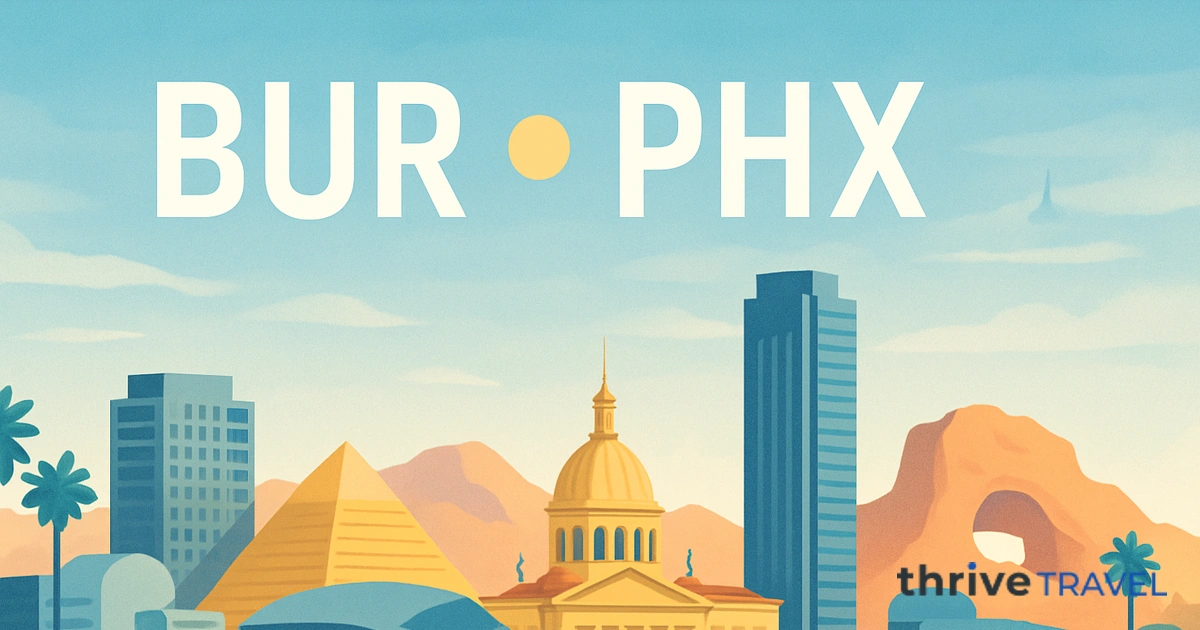 Burbank to Phoenix