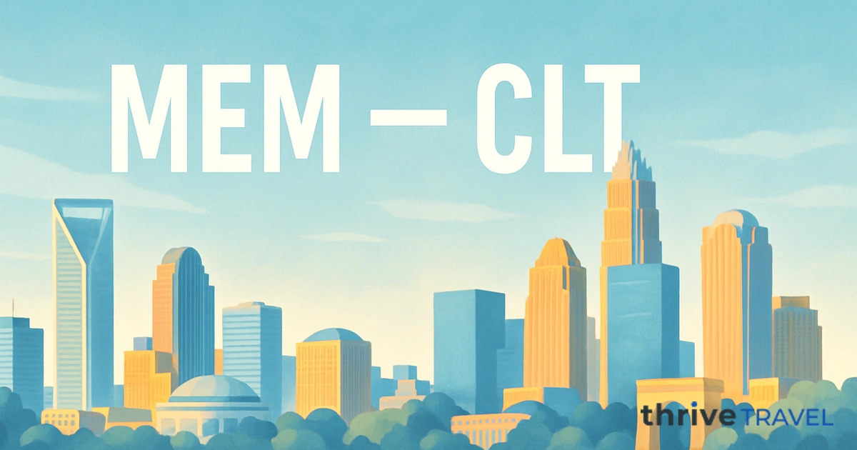 Memphis to Charlotte