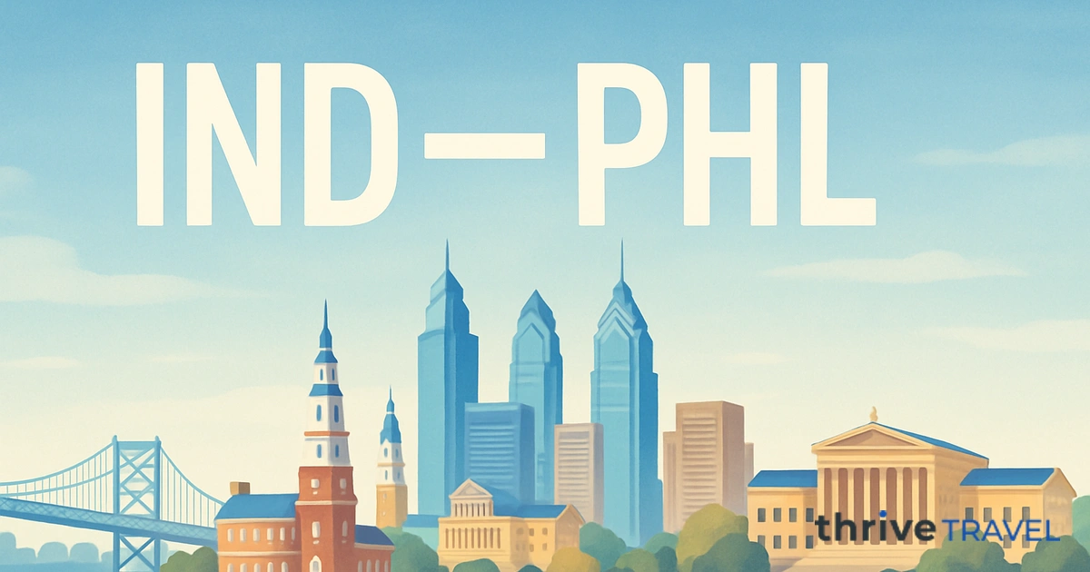 Indianapolis to Philadelphia