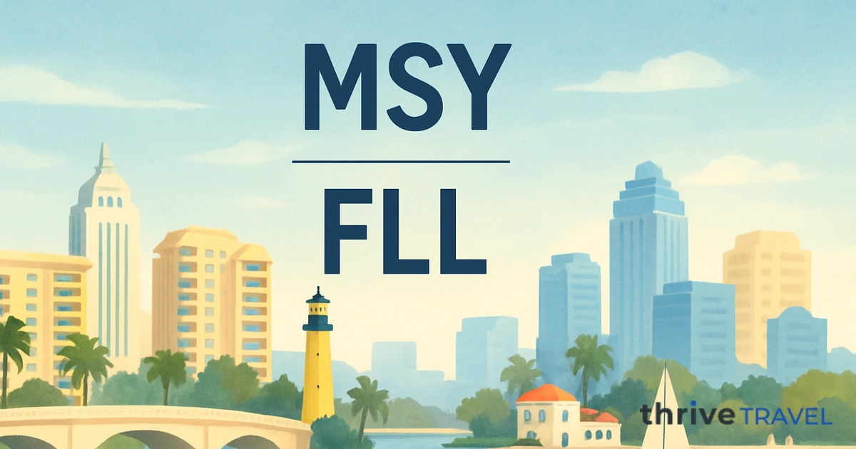 New Orleans to Fort Lauderdale