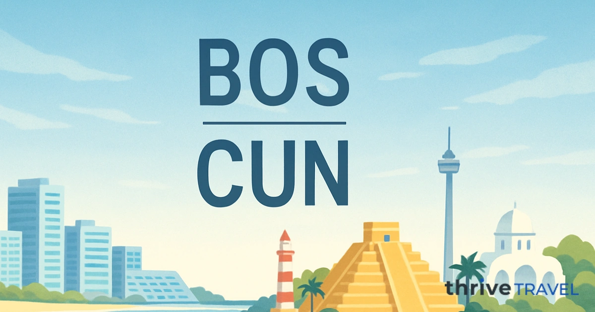 Boston to Cancun