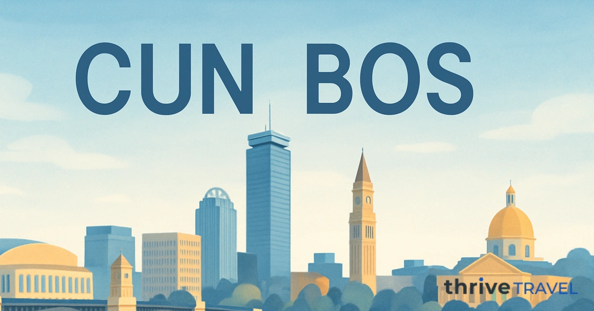 Cancun to Boston