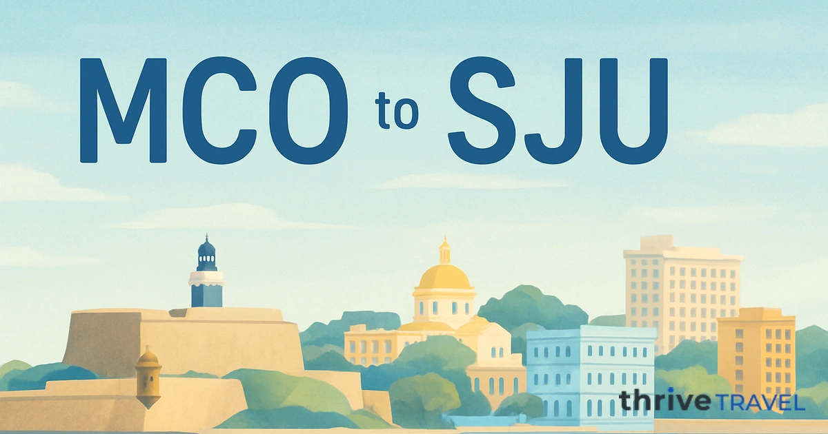 Orlando to San Juan